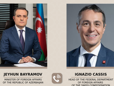 Ceyhun Bayramov həmkarı ilə danışıqlar APARDI
