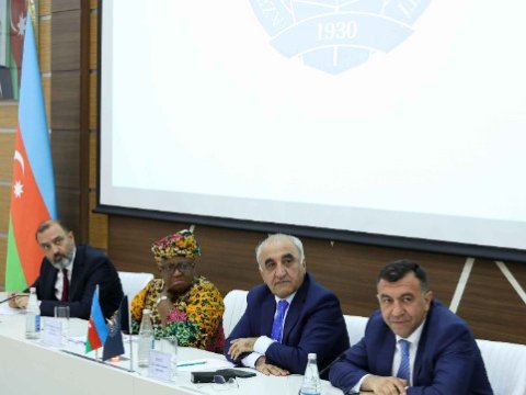 Ümumdünya Ticarət Təşkilatının Baş Katibi UNEC-də olub - FOTOLAR