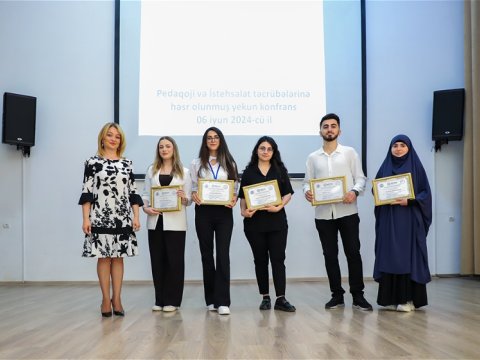 ADU-da pedaqoji və istehsalat təcrübələrinə həsr olunmuş yekun konfrans keçirilib