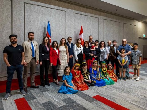 Kanadanın Recayna şəhərində Azərbaycan icması ilə görüş keçirilib - FOTO