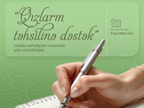 Jurnalistlər üçün müsabiqə elan edildi