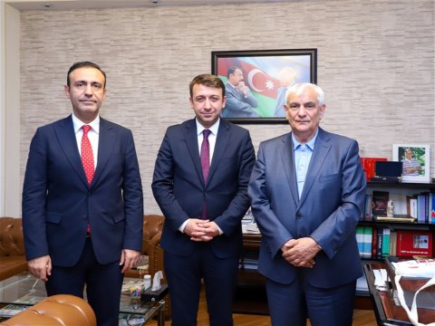 Fırat Universitetinin əməkdaşları ADU-nun qonağı olub - FOTO