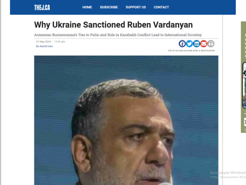 Kanada mətbuatı Vardanyanı ifşa etdi