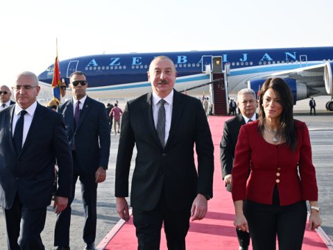 İlham Əliyev Misirə GETDİ