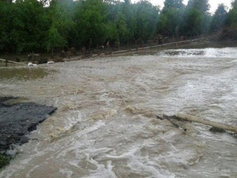 Sel Zaqatalada təsərrüfatlara ziyan vurdu