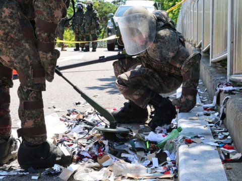 Cənubi Koreyaya yenidən hava balonları göndərdi