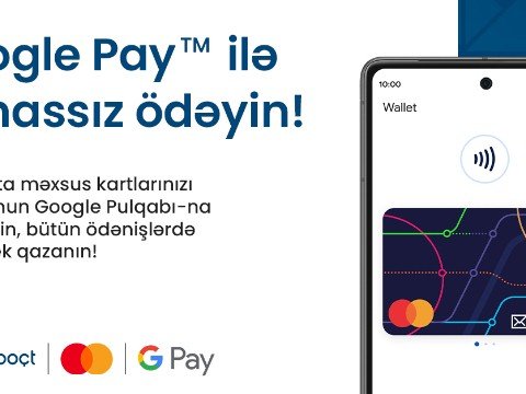 “Azərpoçt”un kart sahibləri “Google Pay”lə ödəniş edə bilərlər!