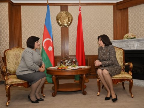 Sahibə Qafarova Belarusda səfərdədir - FOTO