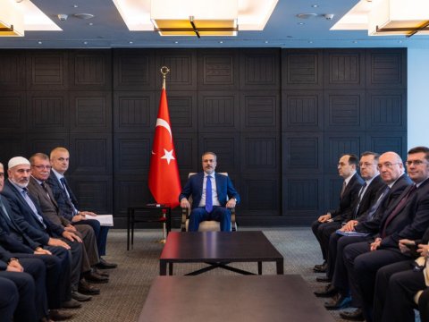 Hakan Fidan Moskvada Ahıska türkləri ilə görüşdü