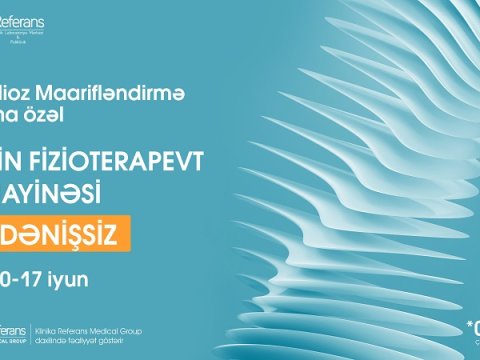 Referansdan ÖDƏNİŞSİZ fizioterapevt müayinəsi