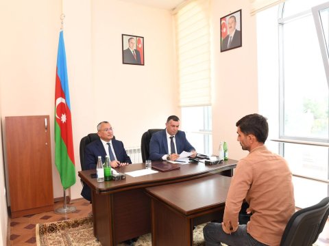 Rövşən Rzayev Masallıda vətəndaşları qəbul edib - FOTO