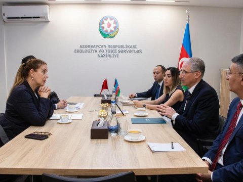 Muxtar Babayev albaniyalı nazirlə müzakirə apardı 