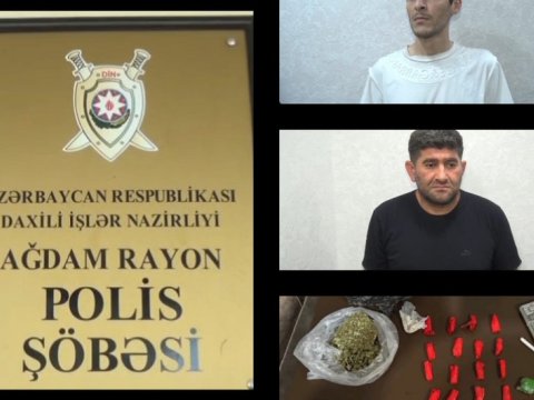 Ağdamda narkokuryer saxlanıldı