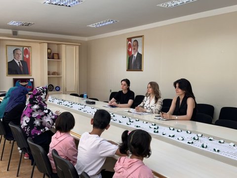 Suriyadan Azərbaycana gətirilən şəxslərlə görüş olub