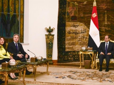 Əs-Sisi Blinkenlə İsrail-HƏMAS müharibəsini müzakirə etdi