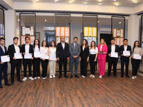 AzMİU-nun “Brend tələbə”ləri mükafatlandırılıb - FOTO