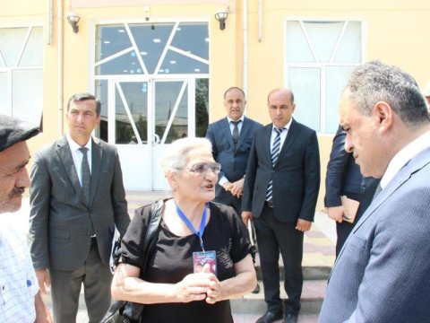 Düzqışlaq kəndində səyyar qəbul - FOTO