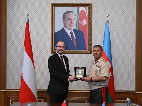 Azərbaycan-Avstriya hərbi əlaqələri müzakirə edildi - FOTO