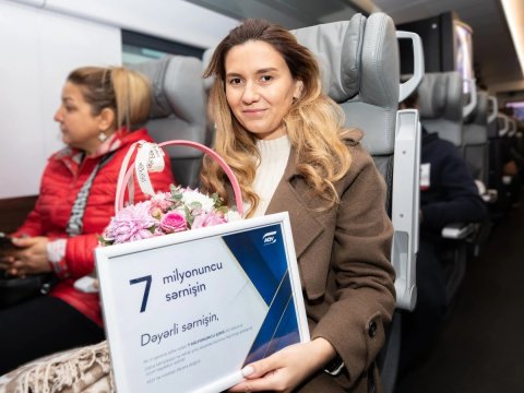 Dəmir Yolları bu il 3 milyondan çox sərnişin daşıyıb