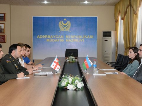 Azərbaycan və Gürcüstan arasında hərbi informasiya sahəsində təcrübə mübadiləsi