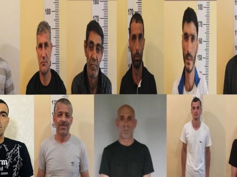 Polis Ağdaşda əməliyyat keçirdi 12 nəfər saxlanıldı