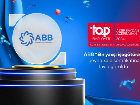 ABB “Ən yaxşı işəgötürən” beynəlxalq sertifikatına layiq görüldü!