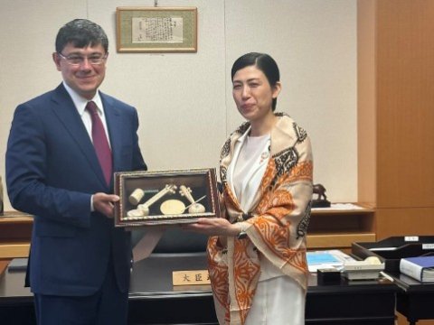Fuad Muradov Yaponiyada görüşlər keçirdi - FOTOLAR