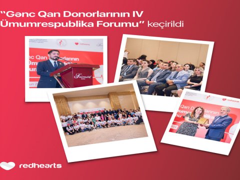 “Gənc Qan Donorlarının IV Ümumrespublika Forumu” baş tutub