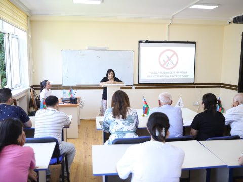 GDU-da «Bəşəriyyəti uçuruma aparan bəla” adlı tədbir keçirilib