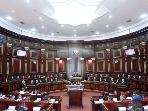 Ali Məhkəmənin Plenum iclası - FOTOLAR