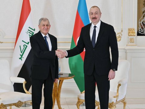 İraq Prezidenti İlham Əliyevi təbrik etdi