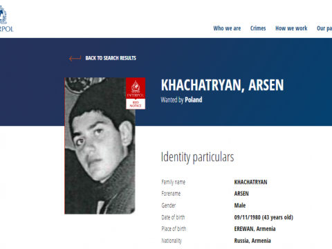 Polşa ermənini beynəlxalq axtarışa verdi - FOTO