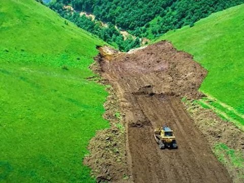 Kəlbəcərə qaz çəkilir - VİDEO