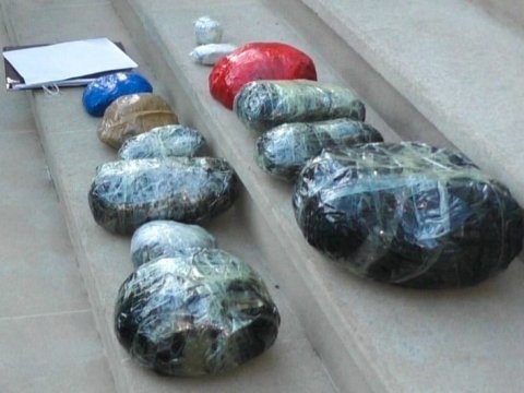 Bakıya külli miqdarda narkotik gətirmək istəyən şəxs saxlanıldı