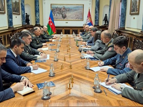 Kərim Vəliyev Serbiyada səfərdədir