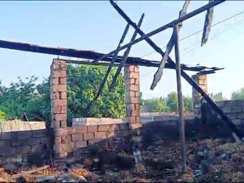 Təsərrüfatda yanğın: Heyvanlar tələf oldu