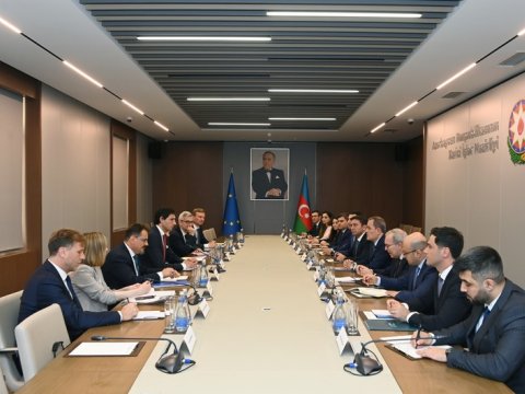 Ceyhun Bayramov Avropa komissarı ilə COP29-dan danışdı