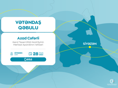 Aparat rəhbəri Siyəzən vətəndaşlarla görüşəcək