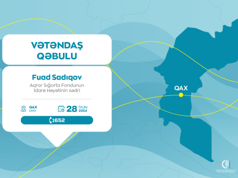 Fuad Sadıqov Qaxda vətəndaşlarla görüşəcək