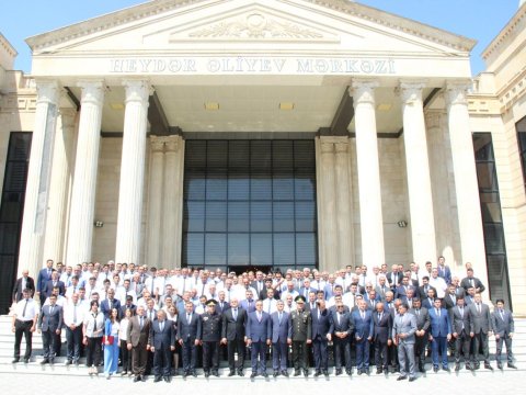 Goranboyda dövlət qulluqçularının peşə bayramı qeyd edilib - FOTO