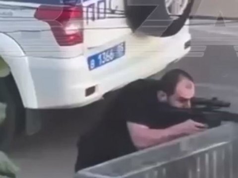 Dərbənddə döyüşlər gedir - VİDEO