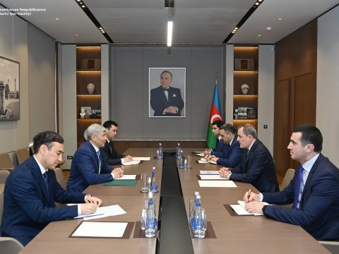 Ceyhun Bayramov yeni səfiri qəbul edib