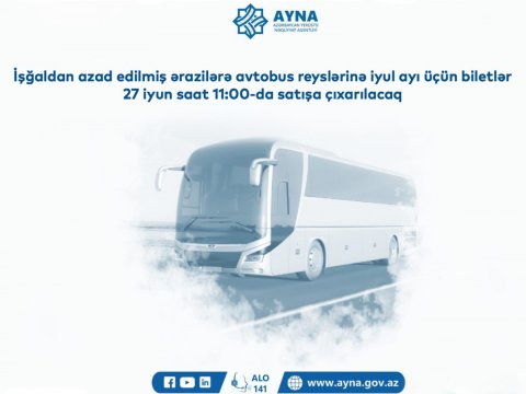 Gələn ay Şuşaya getmək istəyənlərin nəzərinə!