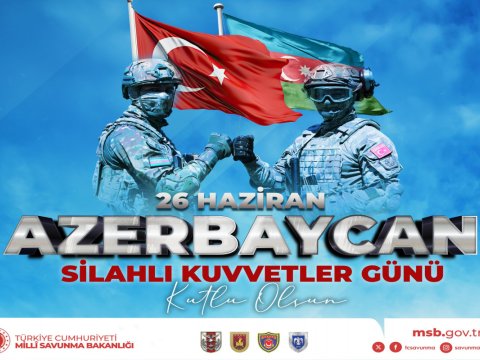 Türkiyə MN-dən Azərbaycan ordusuna TƏBRİK