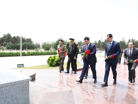 Neftçalada “Ordu dövlətin dayağı, xalqın qürurudur” mövzusunda görüş - FOTOLAR