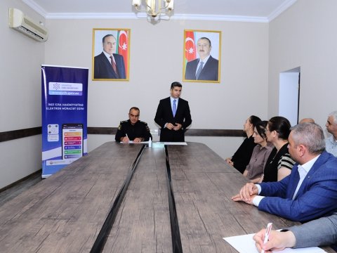 Naftalanda növbəti səyyar qəbul keçirilib - FOTO