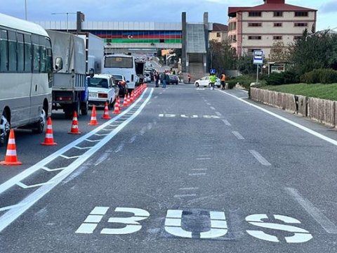 Avtobus yoluna çıxan nəqliyyat vasitələri üçün cərimələr ARTIRILIR