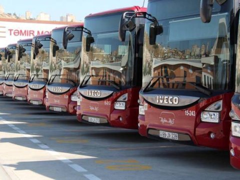 Parlament və Atatürk prospektləri avtobuslara bağlanır