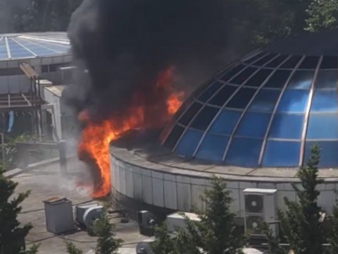 Bakıda restoranda yanğın