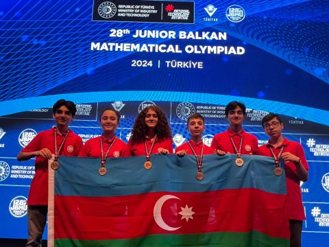 Məktəblilərimiz Riyaziyyat Olimpiadasında uğurlu çıxış etdi - FOTO